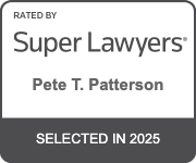 Rated by Super Lawyers | Pete T. Patterson | Selected In 2025